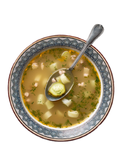 Polish pickle soup